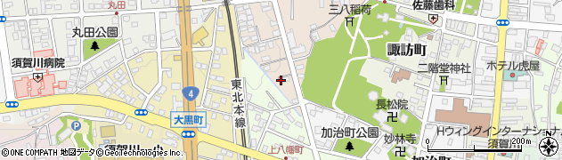 福島県須賀川市弘法坦89周辺の地図