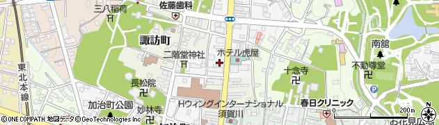 福島県須賀川市宮先町25周辺の地図