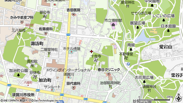〒962-0843 福島県須賀川市池上町の地図