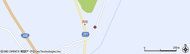 石川県輪島市三井町（洲衛藤九郎田）周辺の地図