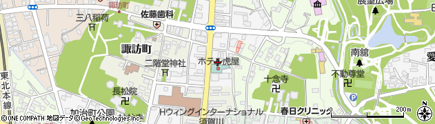 福島県須賀川市宮先町42周辺の地図