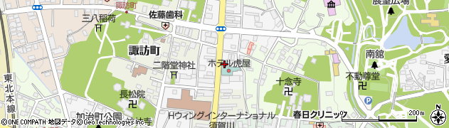 福島県須賀川市宮先町43周辺の地図