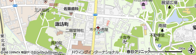 福島県須賀川市宮先町44周辺の地図
