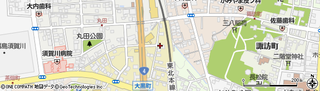 福島県須賀川市大黒町5周辺の地図