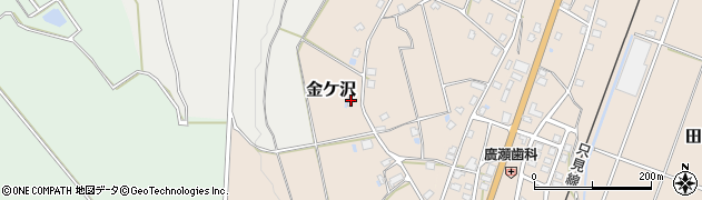 新潟県魚沼市金ケ沢290周辺の地図