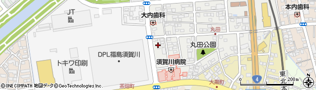 麺家 大須賀 須賀川店周辺の地図
