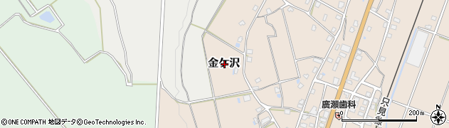 新潟県魚沼市金ケ沢周辺の地図
