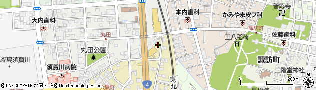 福島県須賀川市大黒町3周辺の地図