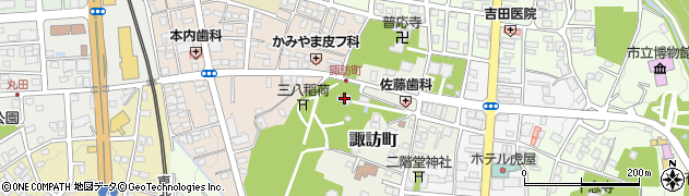 神炊館神社周辺の地図