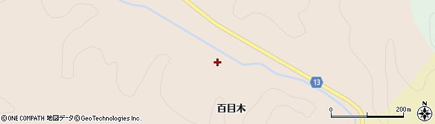 福島県小野町（田村郡）小野山神（百目木）周辺の地図