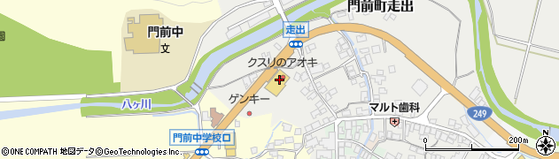 石川県輪島市門前町走出（ハ）周辺の地図