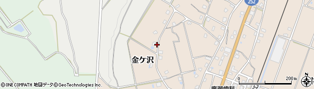 新潟県魚沼市金ケ沢304周辺の地図