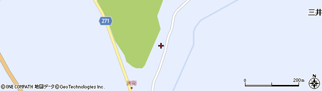 石川県輪島市三井町（洲衛北合前田）周辺の地図