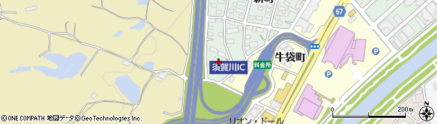 福島県須賀川市新町22周辺の地図