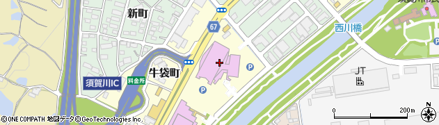 須賀川市　円谷幸吉メモリアルアリーナ周辺の地図