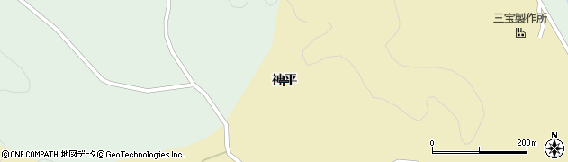 福島県小野町（田村郡）皮籠石（神平）周辺の地図
