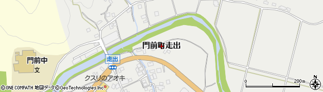 石川県輪島市門前町走出周辺の地図