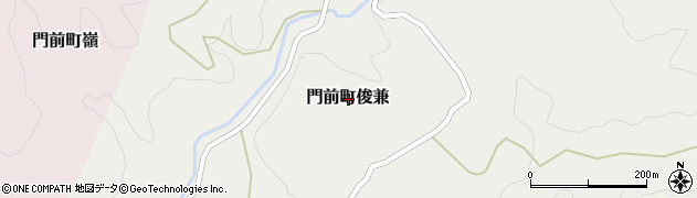 石川県輪島市門前町俊兼周辺の地図