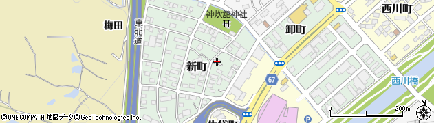 福島県須賀川市新町49周辺の地図