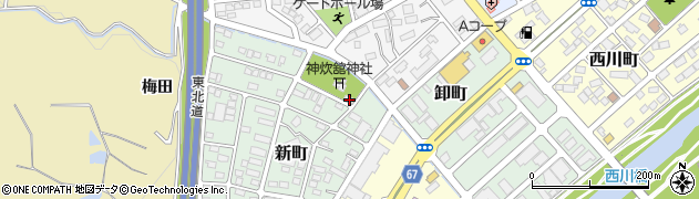 福島県須賀川市新町131周辺の地図