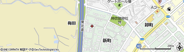 福島県須賀川市新町101周辺の地図