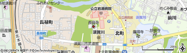 長禄寺周辺の地図