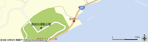 藤波駅口周辺の地図