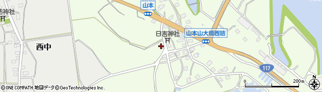 山本振興会館周辺の地図