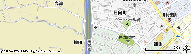 福島県須賀川市新町167周辺の地図