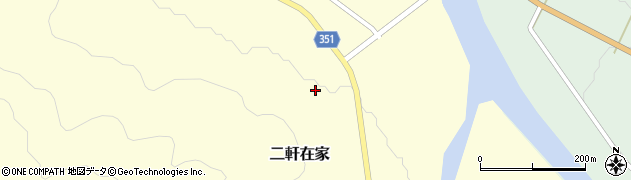 福島県南会津郡只見町二軒在家鳥喰周辺の地図