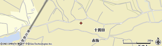 福島県須賀川市西川（十貫田）周辺の地図