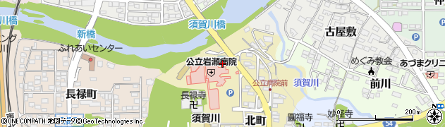 福島県須賀川市北町26周辺の地図