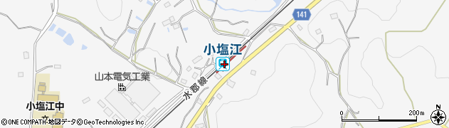 小塩江駅周辺の地図