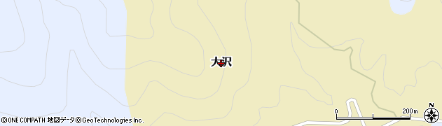 福島県下郷町（南会津郡）大沢周辺の地図