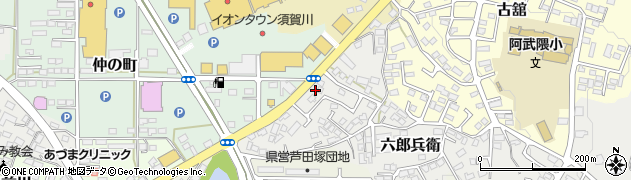 天心 須賀川店周辺の地図