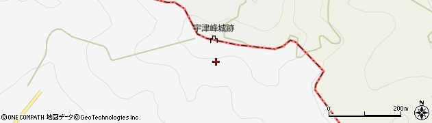 福島県須賀川市塩田雲水峯周辺の地図