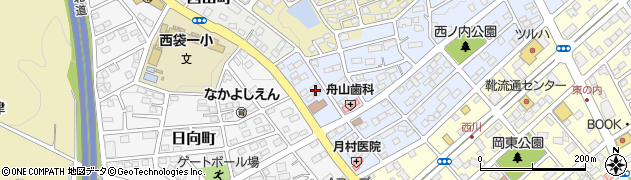 須賀川市立　西袋児童クラブ周辺の地図