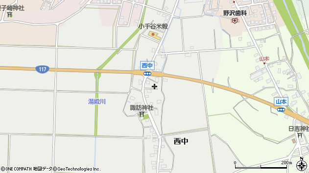〒947-0014 新潟県小千谷市西中の地図