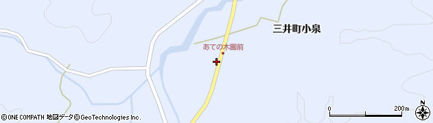 石川県輪島市三井町（小泉上野）周辺の地図