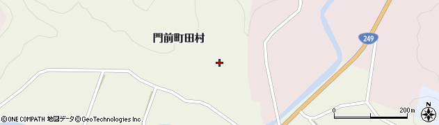 石川県輪島市門前町田村（チ）周辺の地図