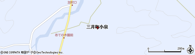 石川県輪島市三井町小泉周辺の地図