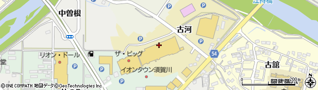 サンキ須賀川店周辺の地図