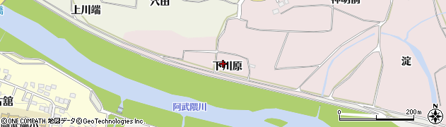 福島県須賀川市堤（下川原）周辺の地図
