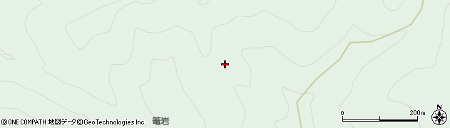 福島県只見町（南会津郡）梁取（別当沢）周辺の地図