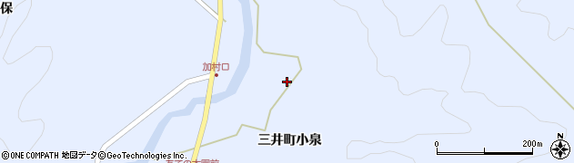石川県輪島市三井町（小泉井ブタ）周辺の地図