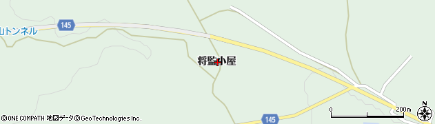 福島県いわき市川前町小白井将監小屋周辺の地図