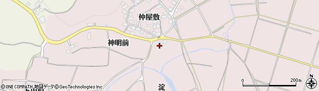 福島県須賀川市堤（神明前）周辺の地図