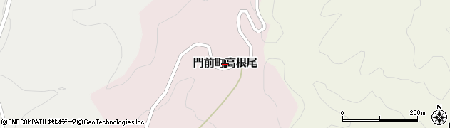 石川県輪島市門前町高根尾周辺の地図