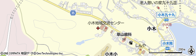 石川県能登町（鳳珠郡）小木（ハ）周辺の地図