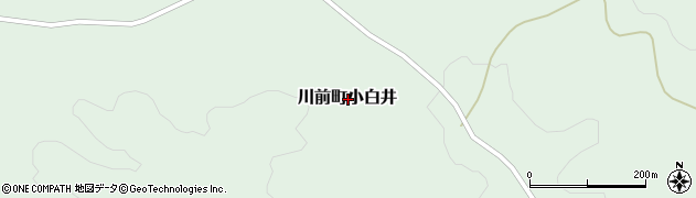 福島県いわき市川前町小白井周辺の地図